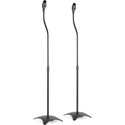 Inline Stand Floor Speaker 68-110CM 2 Units Set Black — image 1