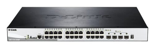 D-link Switch 24G 4SFP + PoE + 370W 24X10/100/1000 4XSFP + L3 — image 1