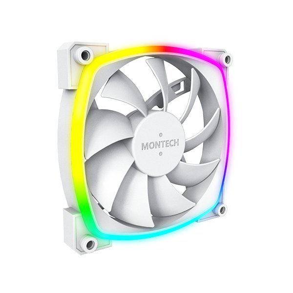 Montech AX120 PWM ARGB Fan - 120MM, White