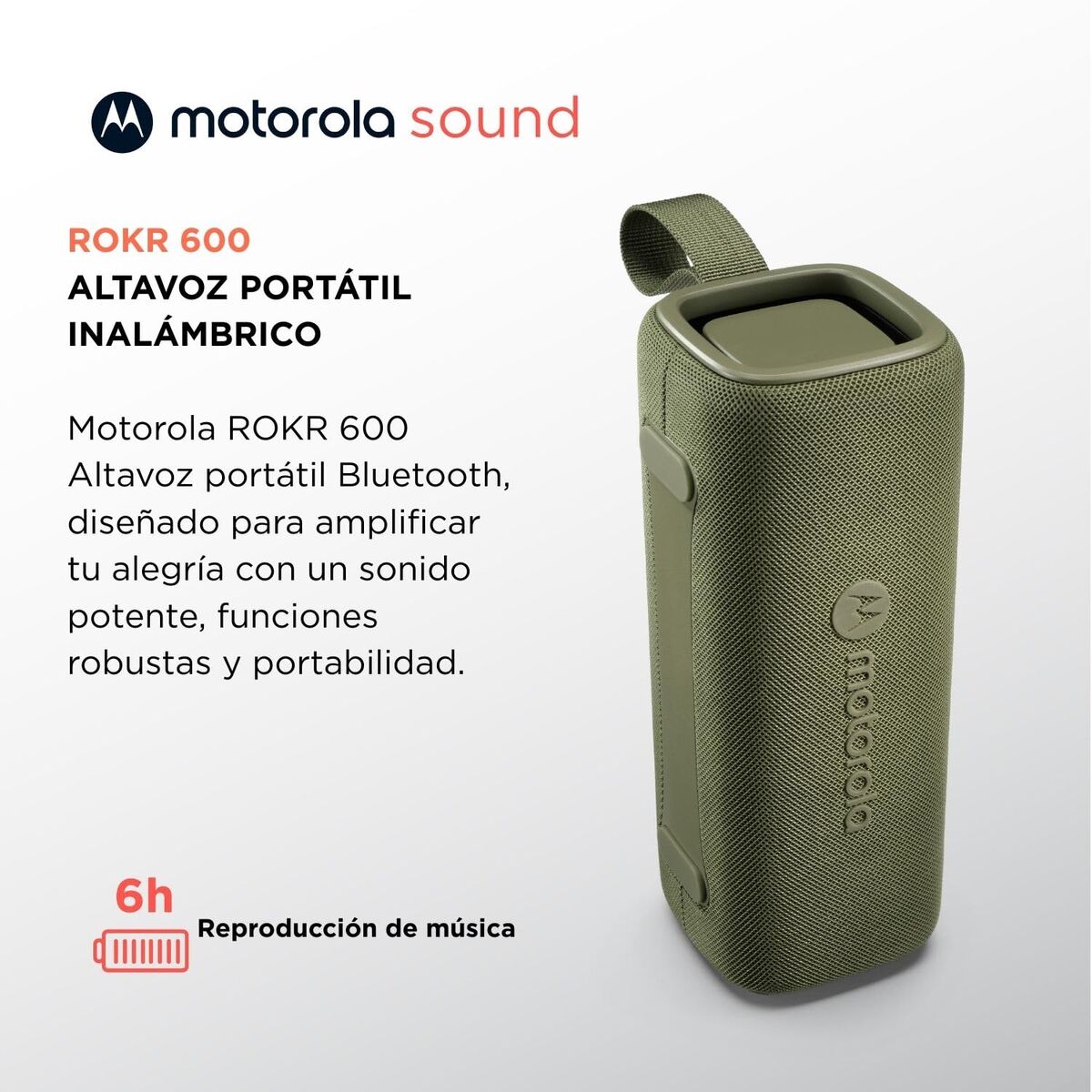 Motorola Portable Bluetooth Speakers Motorola Rokr 600 30 W Green