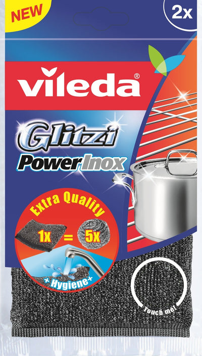 Vileda Estropajo Steel Inoxidable Glitzi Inox Power 141656 — image 1