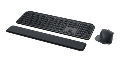 Logitech Keyboard German + Mouse Mx Keys S Combo RF Wireless + Bluetooth Qwertz Graphite — image 1