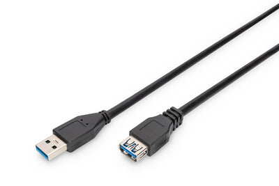 Assmann Electronic AK-300203-030-S USB Cable 3M 3.2 Gen 1 (3.1 Gen 1) USB a Black — image 1