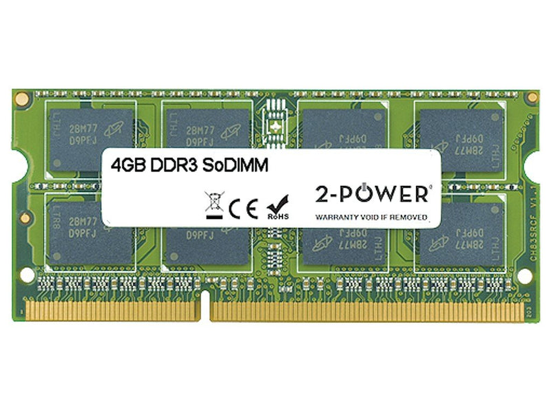 2-POWER Memory SODIMM 4GB Multispeed 1066 1333 1600MHZ SODIMM 2P-SNPNWMX1C/4G