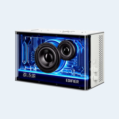 Edifier Speaker QD35 Bluetooth, Rgb, White Retail — image 1