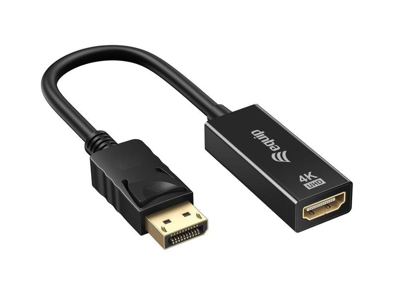 Equip Cable Hdmi-DisplayPort 1.2 4K/30HZ H/M 0.15M Black