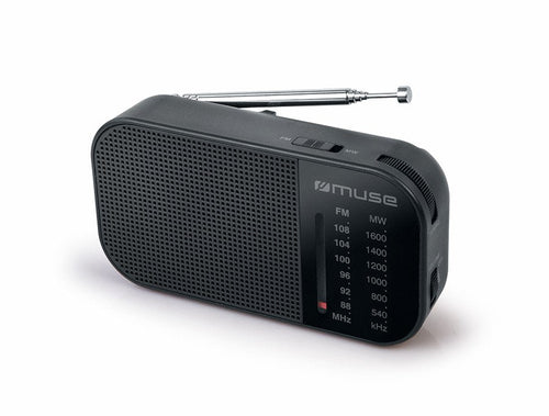 Muse M-025 R Black Radio Analógica Am/Fm Laptop With Speaker Integrado — image 1