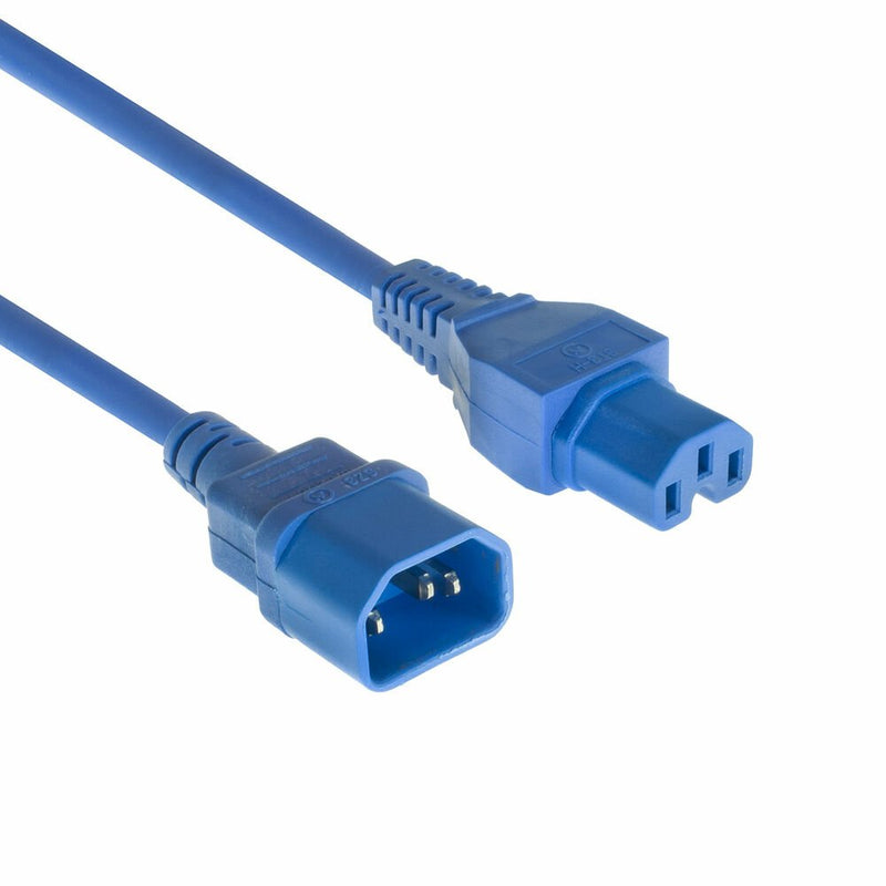 Powercord C14 - C15 Blue 5M