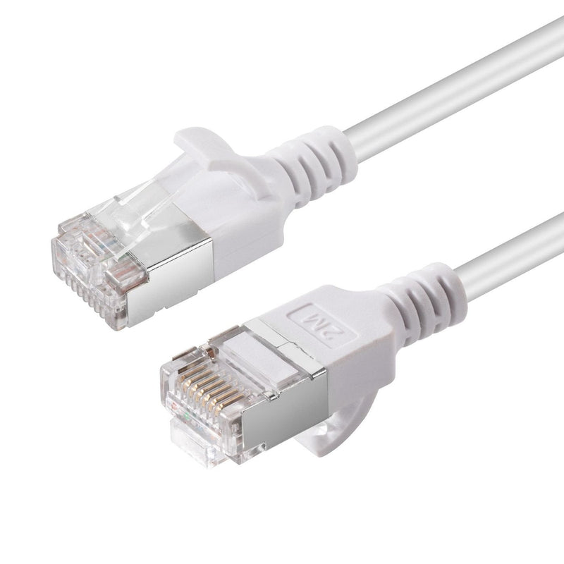 Microconnect V-FTP6A10W-SLIM Network Cable White 10M CAT.6A U/FTP (STP)
