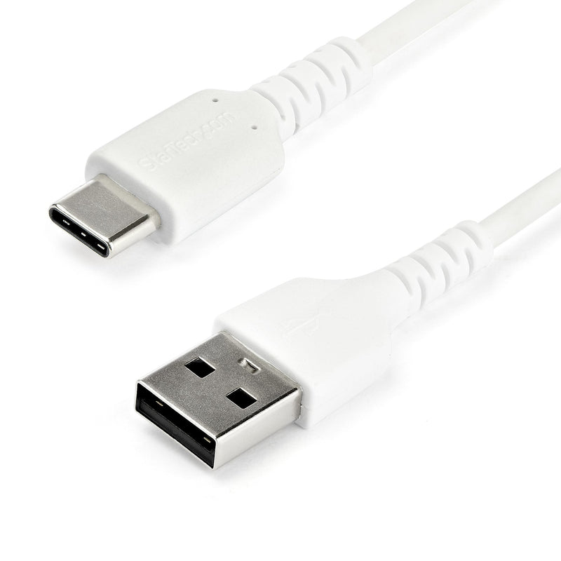 2M Durable USB 2.0 To USB C Cabl Cable White Aramid Fiber