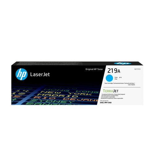 HP Genuine Toner 219A Cyan — image 1