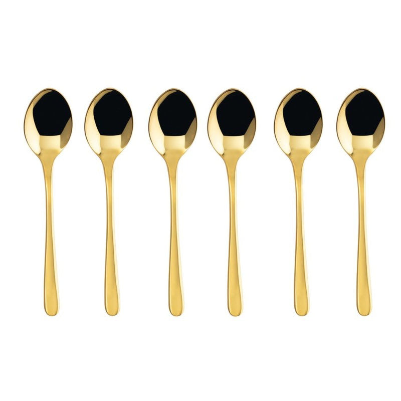 Sambonet Taste Pvd 6 Espresso Spoon Set