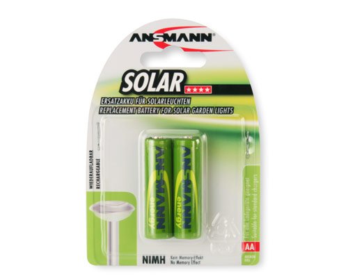 Ansmann Battery Rechargeable Nimh Solar , Mignon (aa), 800MAH, 2 Units Blíster (5035513)