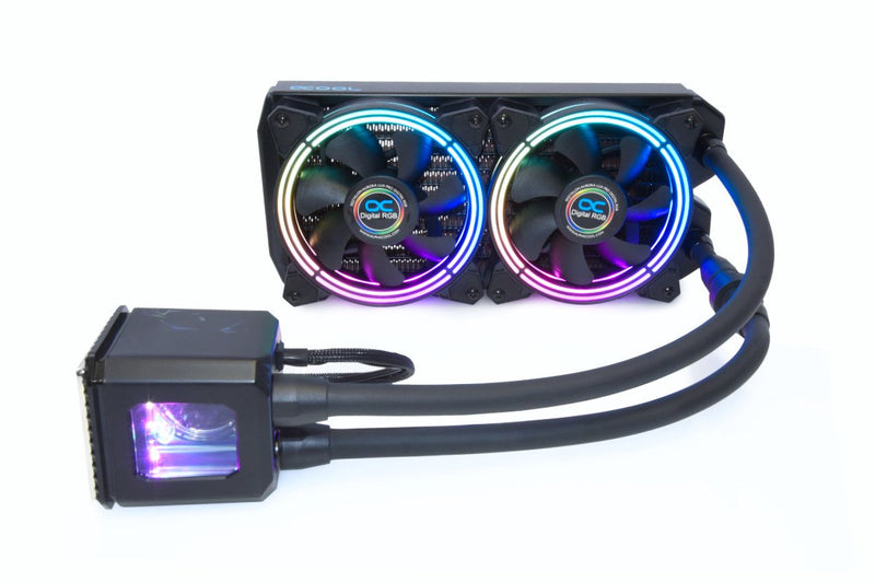 Alphacool Ven CPU Ref. Liquida Eisbaer Aurora 240 ARGB/Rellenable/Ampliable/2 Fans 1016662