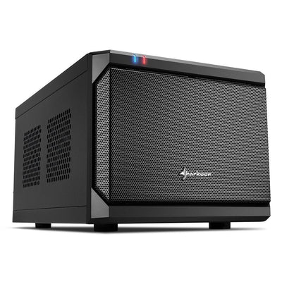 Sharkoon Box Miniitx Qb One 2XUSB3.0 Without Power Supply Black — image 1