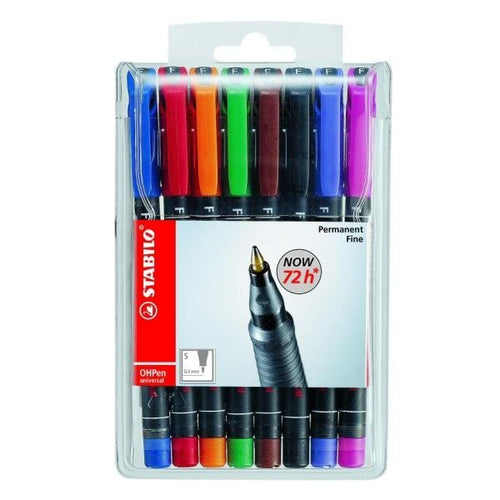 Stabilo Ohpen Pack 8 Markers Permanentes Trazo 0.4MM Colours Surtidos — image 1