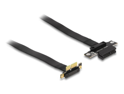 Delock 88024 Card Elevadora Pci Express X1 Male With Ángulo 90° a Slot X1 With Cable 60CM — image 1