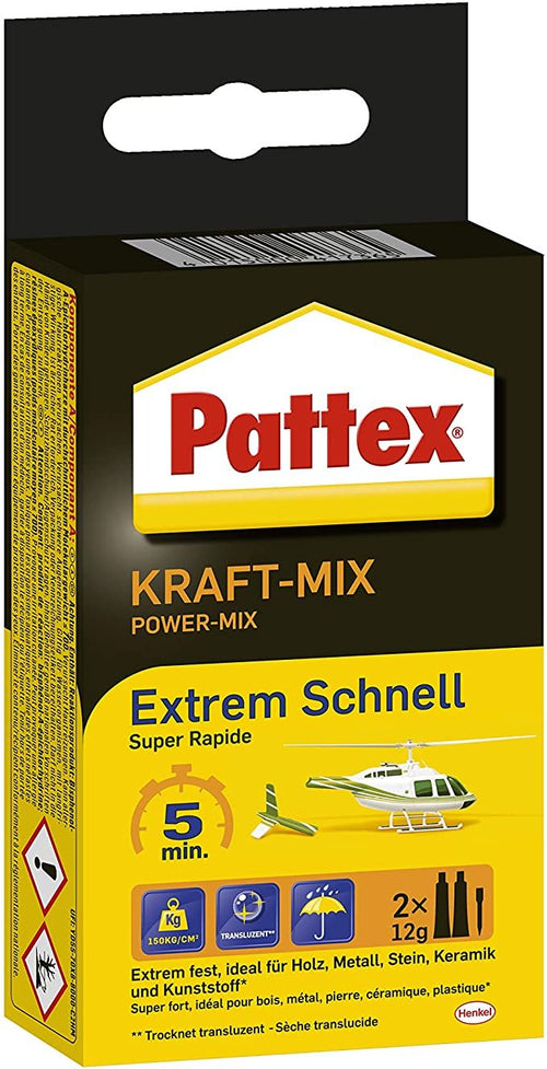 Pattex Zweikomponenten-adhesivo Kraft-mix, 2 St × 12G — image 1