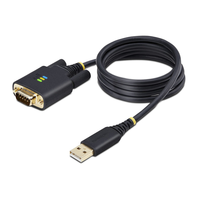 StarTech.com 1P3FFCB-USB-SERIAL Cable Serie Black USB Type a RS-232