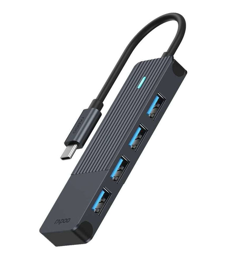 Rapoo USB-C Hub Grey USB-C Auf USB-A