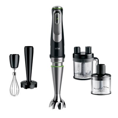 Braun Multiquick 9 Mq 9195XLI 2 L Blender Inmersión 1200W Black Steel Inoxidable — image 1