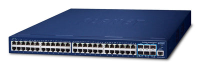 Planet SGS-6310-48T6X Switch Gestionado L3 Gigabit Ethernet (10/100/1000) 1U Blue — image 1