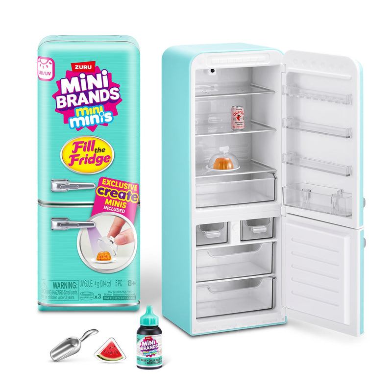 Zuru Mini Brands - Mini Minis Fill The Fridge Playset, Figure Toy 77673TQ1