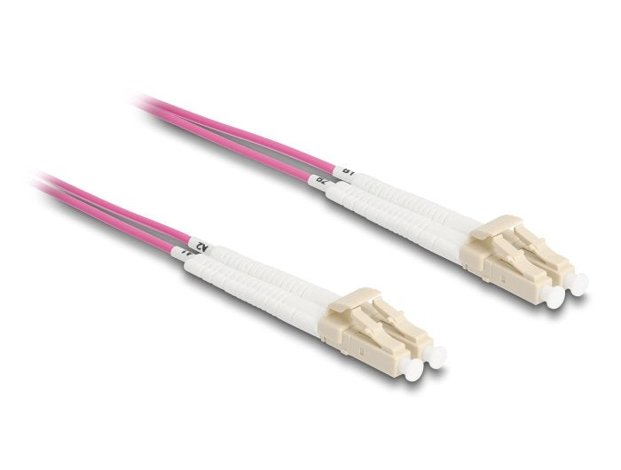 Delock Lwl Cable Lc Duplex a Lc Duplex Multimode OM4 Winkelbar 3M
