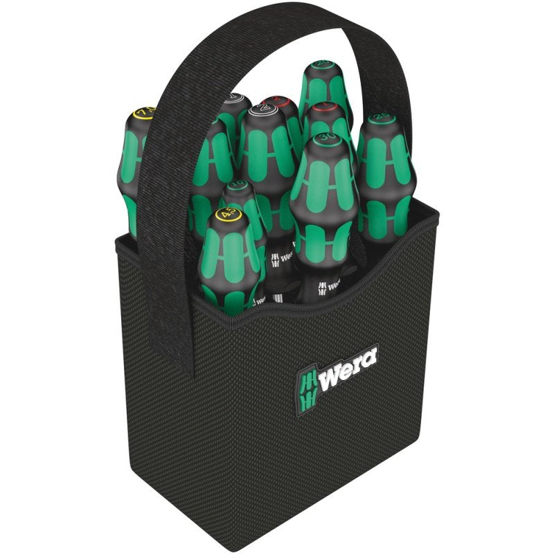 Wera Kraftform 2GO 300 Set Of Screwdrivers Workshop 11 Pieces