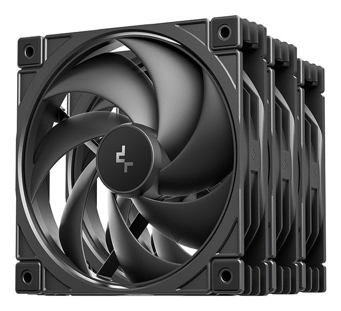 Deepcool Fan PC FD12 V2 3IN1 Black 3ER Pack, 120MM) R-FD12V2-BKNPN3-G