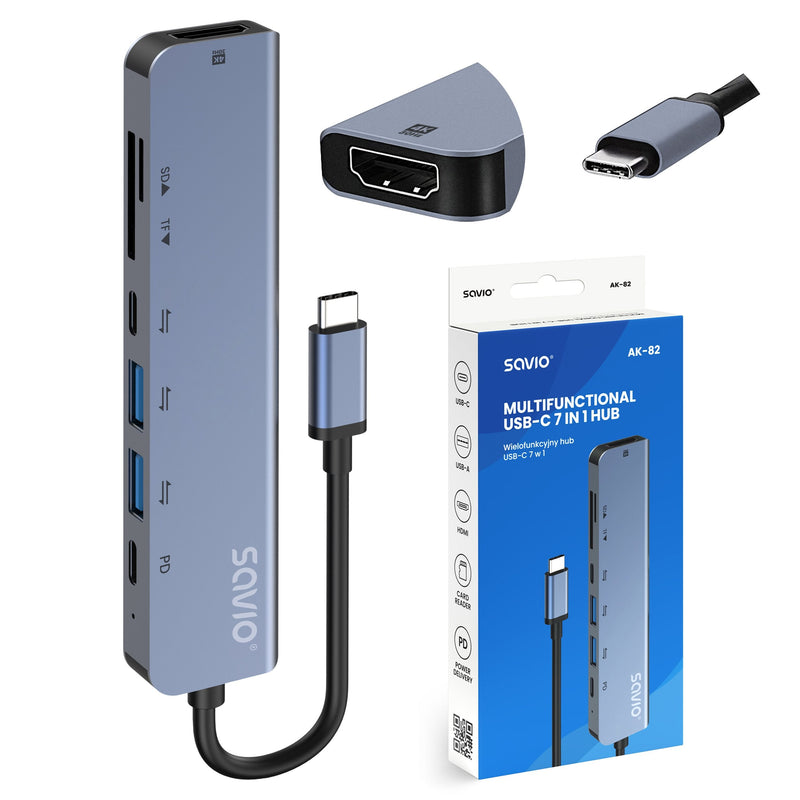 Hub USB-C 7W1 AK-82