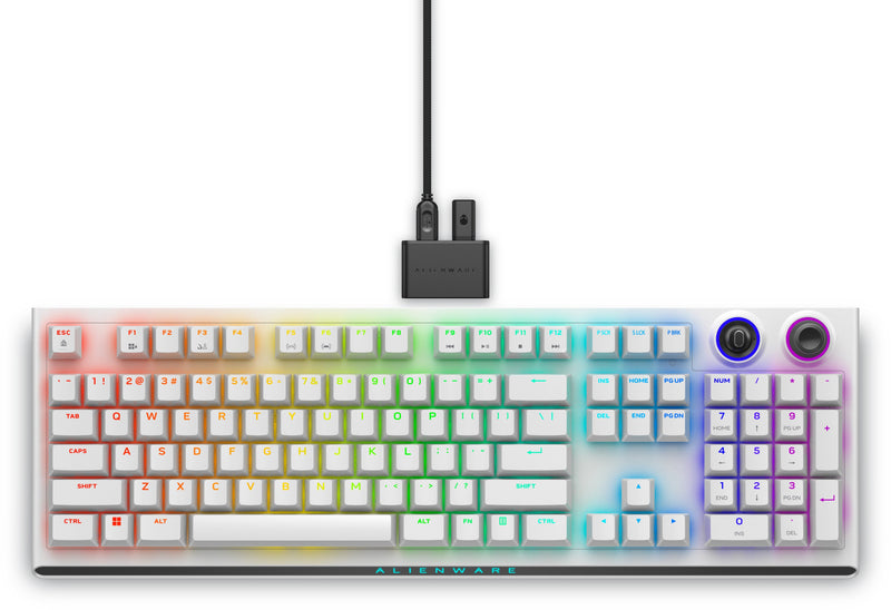 Dell Teclado English Alienware Tri-mode Inalámbrico Gaming Teclado, Us Layout - AW920K (lunar Luz)