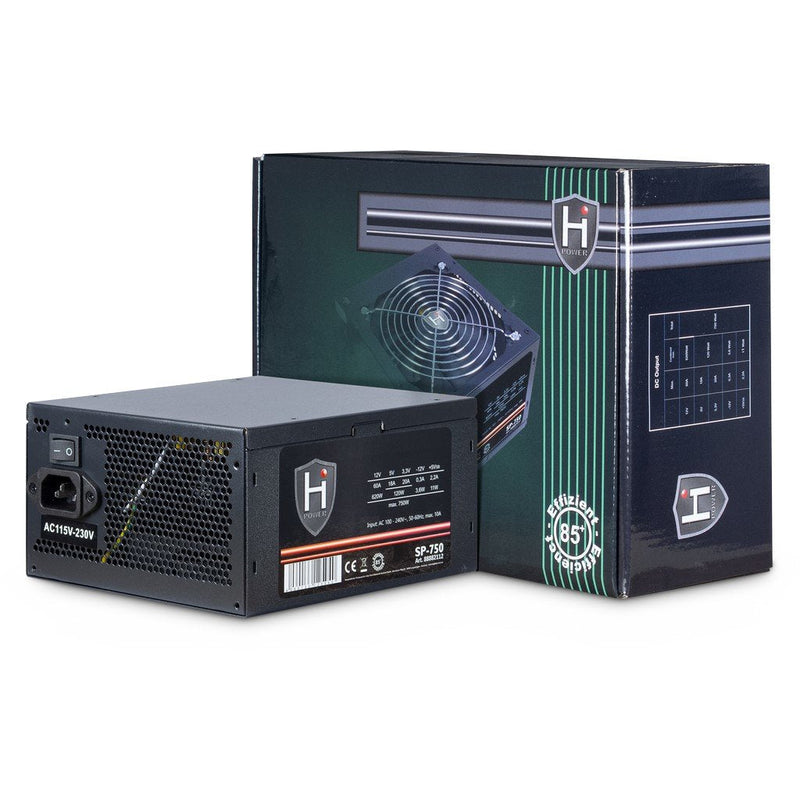 Power Supply Inter-tech 750W Hipower SP-750 1X 140MM Fan Retail