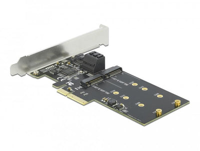 Delock Card Pci Express X4 3 Ports SATA + 2M.2 - Perfil Low — image 1