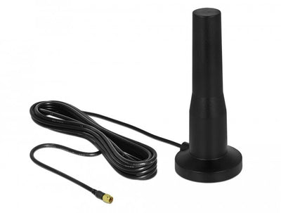 Delock LTE Antenna Sma Male 3 - 5 dBi 12CM Starr Omnidirectional — image 1