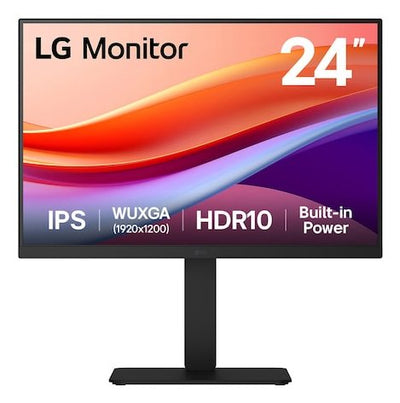 LG Monitor 24BA55W-B 241920 X 1200 Pixels Wuxga Black — image 1