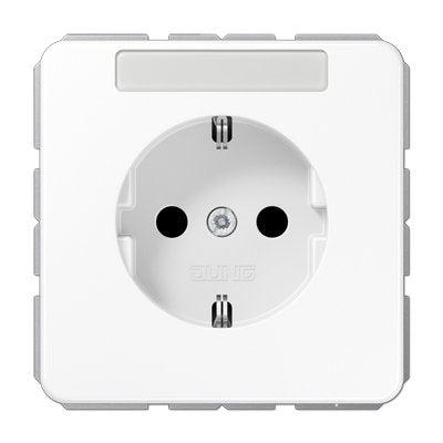 Jung CD1520NAWW Schuko Socket Power With Schriftf.
