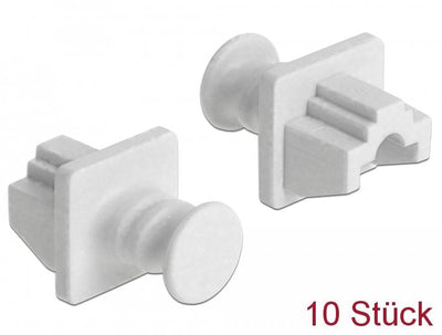 Protection Contra Polvo RJ45 Connector Female 10 Units White — image 1