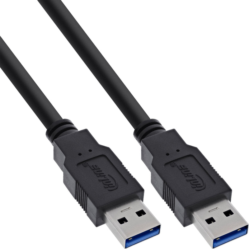 Inline USB 3.0 Cable Type a Male a Male Black 0.3M