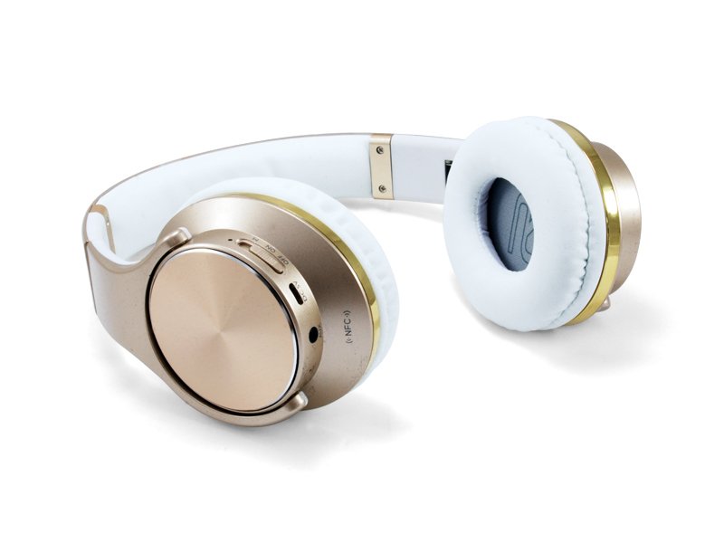 Conceptronic Headphones Bluetooth With Funcion Speaker Hands Libres Reproduce From microSD Colour Oro