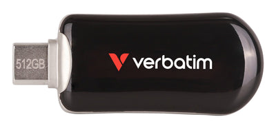 Verbatim Plectra Black 512GB USB-C Flash Drive 30227 — image 1
