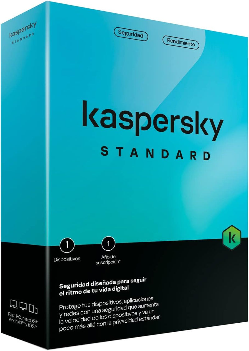 Kaspersky Antivirus Standard 1 Dispositivo 1 Year