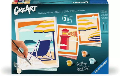 Ravensburger Creart Gallery Set Of Wall - Playa, Pintura 23901 — image 1