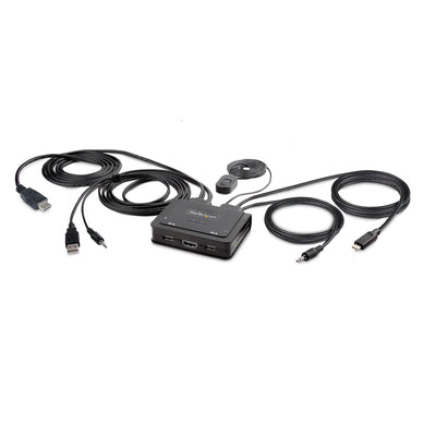 StarTech Switch .com C2-H46-UAC-CBL-KVM Switch KVM Black — image 1