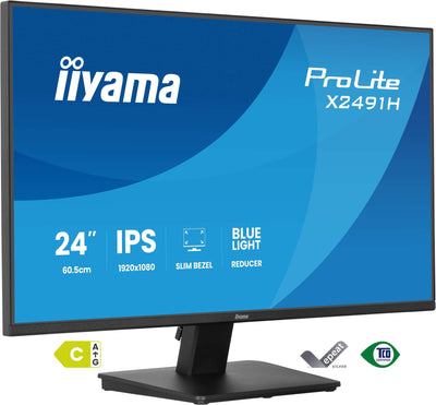 Iiyama Monitor Prolite X2491H-B1 23.8 1920 X 1080 Pixels Full HD Black — image 1