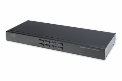 Digitus KVM Conmutador 8 Ports 1 Usuario 8 PC 1 Modulo PC — image 1