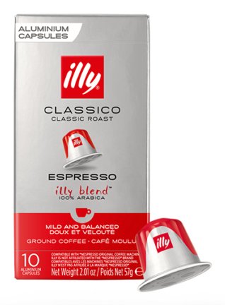 Illy Box Of 10 Cápsulas Café Classico Nespresso