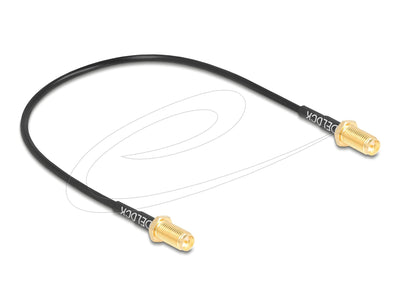 Delock Cable Antenna Rp-sma Connector Female Assembly a Rp-sma Connector Female Assembly RG-174 32CM — image 1