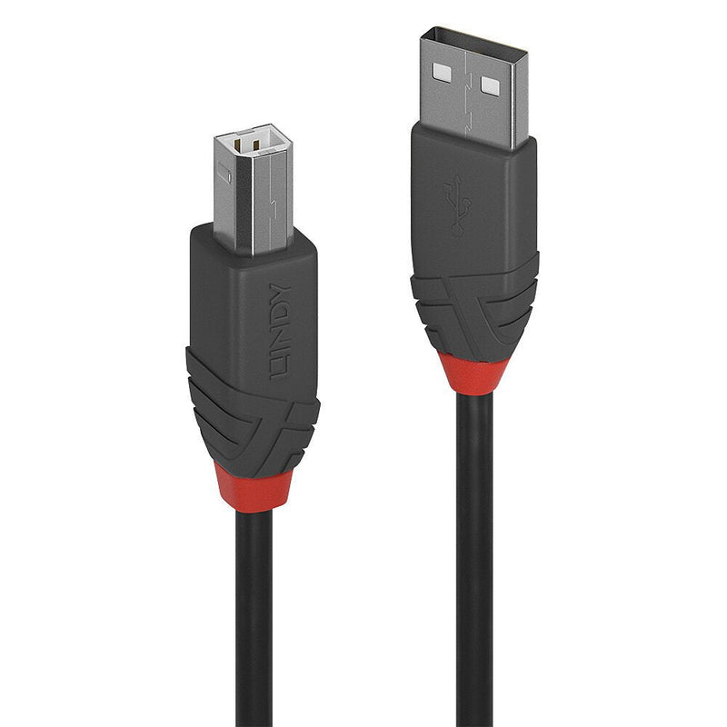 Lindy 36675 USB Cable 5M 2.0 USB a USB B Black