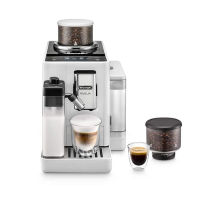 Coffee Machine Espresso - Longhi Rivelia EXAM440.55.W, 19 Bar, 1450W, 0,7 L, 2 Cups White — image 1